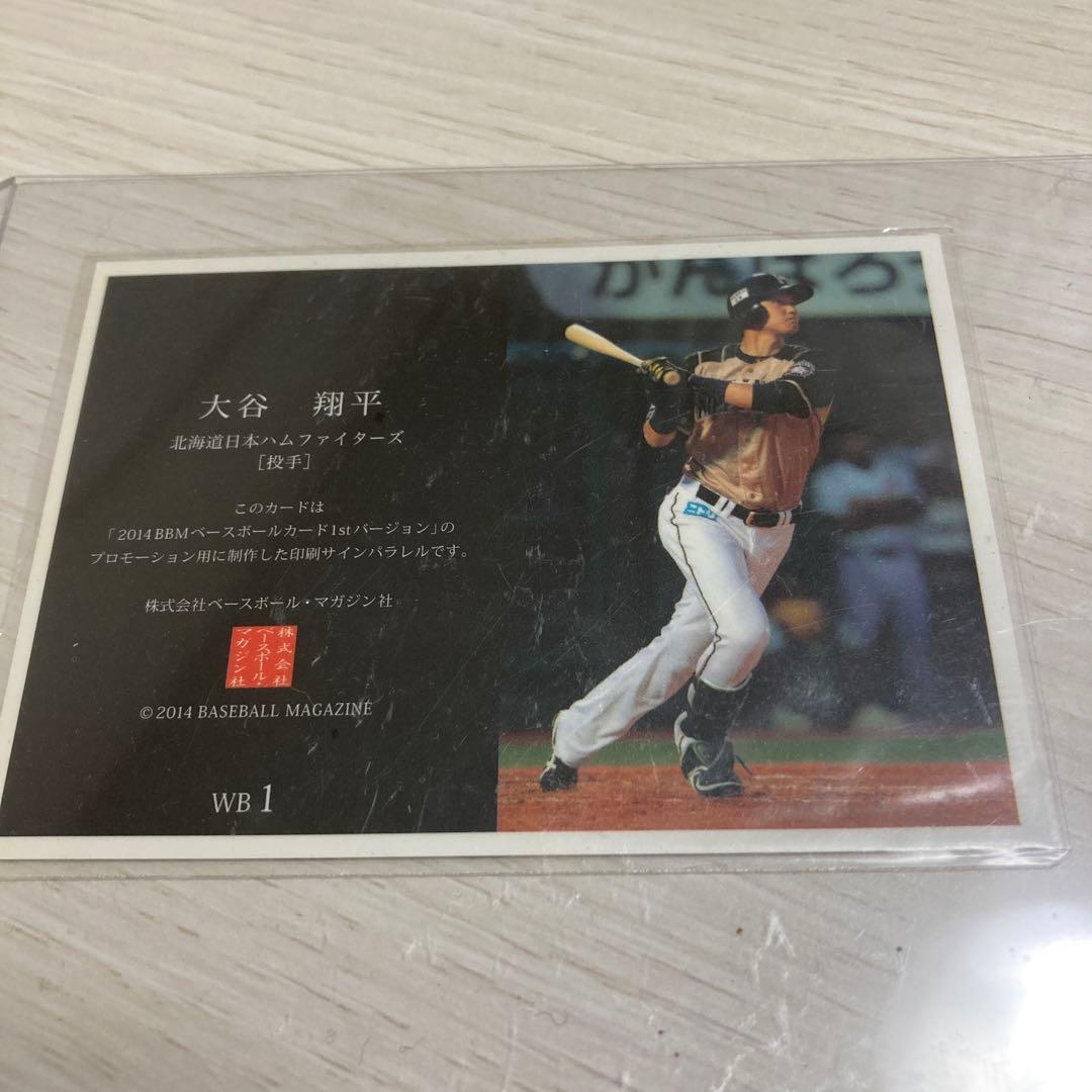 大谷翔平　サインカード2種(銀箔サインカード)