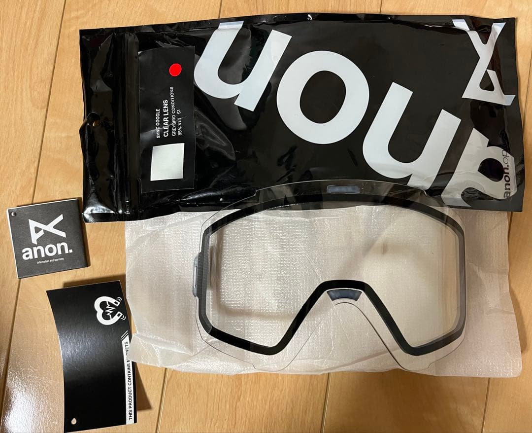 anon ゴーグル Burton SYNC シンク　スペアレンズ・ケース付き