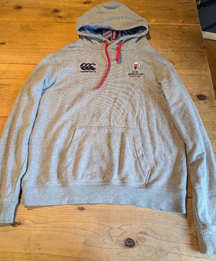 【美品】公式RUGBY WORLD CUP 2019カンタベリー /パーカー(M