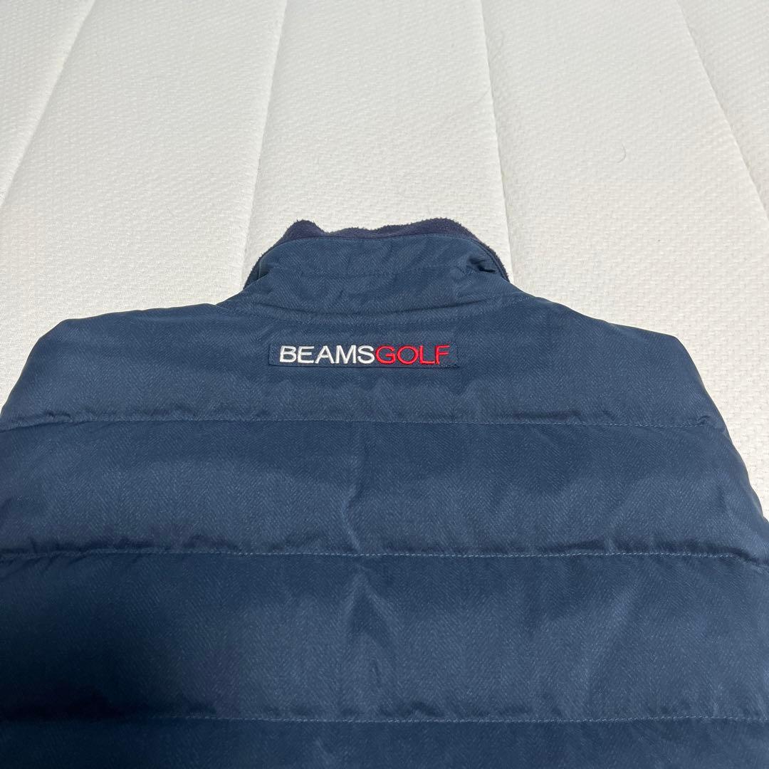 BEAMS GOLF ネイビー ダウンジャケット Sサイズ