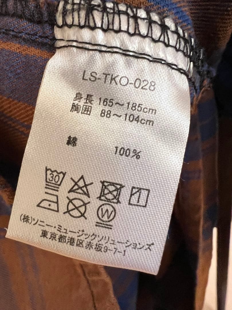 LiSA カクテルパーティーチェックシャツ フリーサイズ