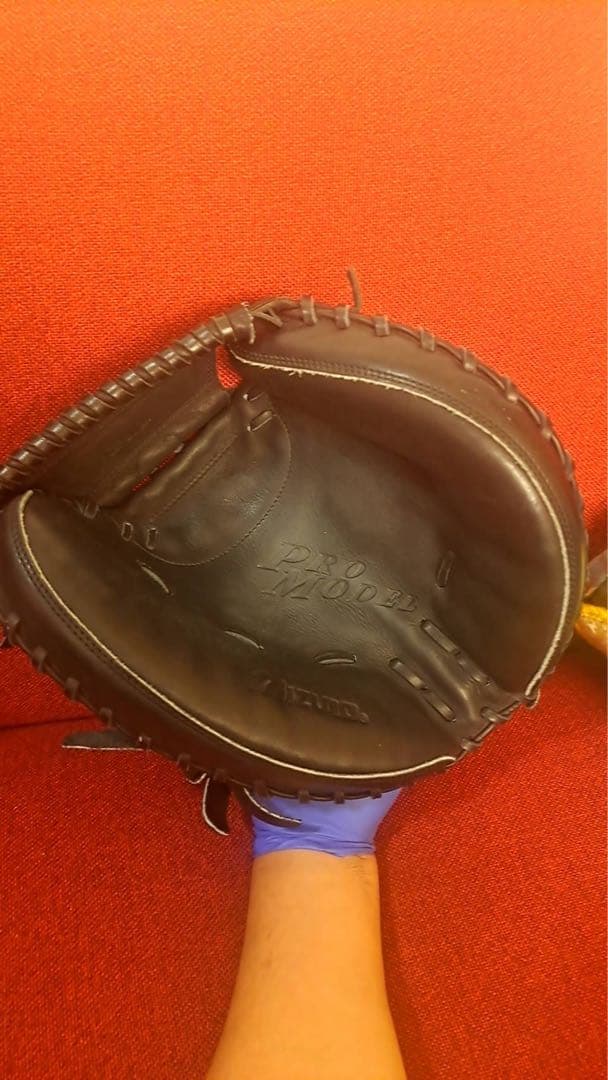 Mizuno 軟式キャッチャーミット 青ビューリーグ城島健司モデル
