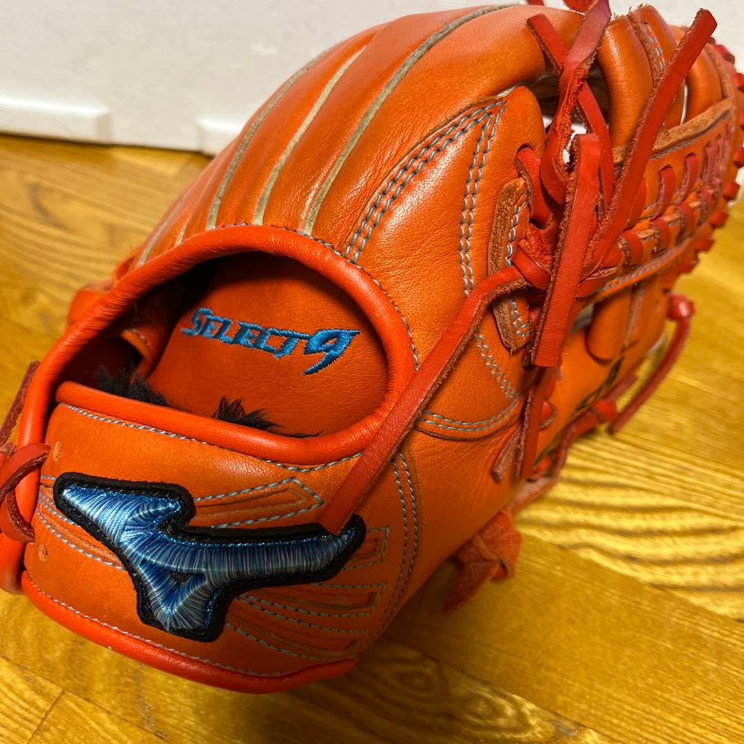Mizuno オレンジ グローブ 軟式