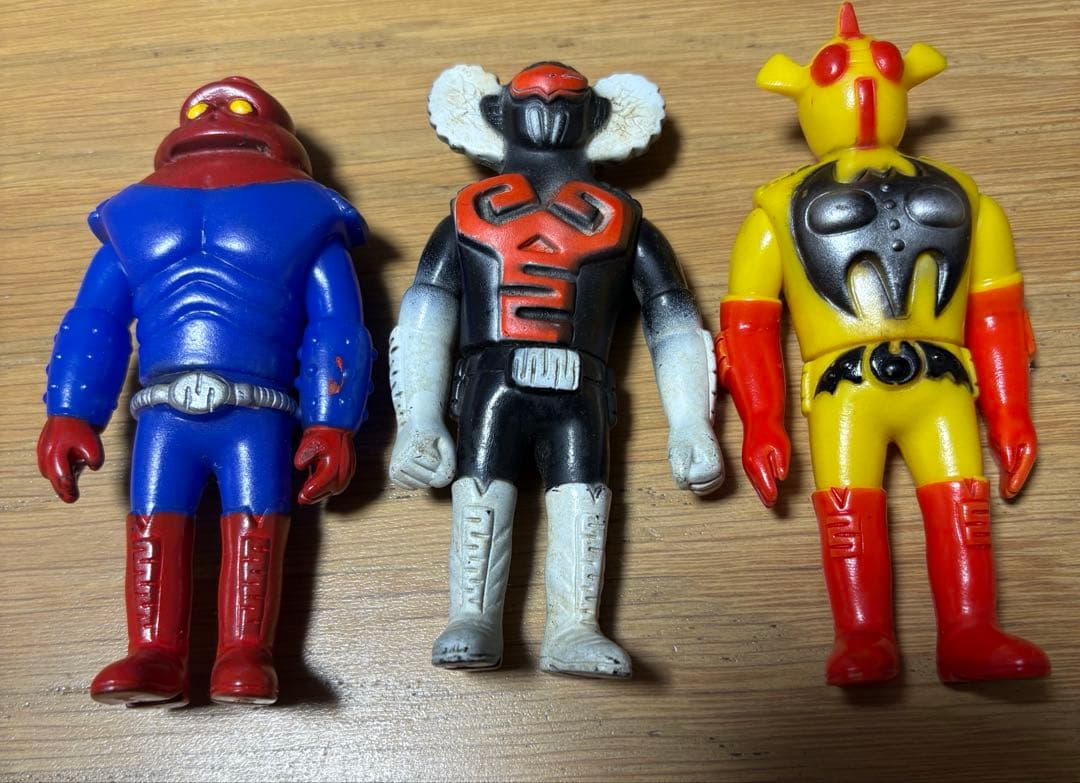 激レア！アクマイザーミニミニ ソフビ3体セット当時物タカトク昭和レトロ石森章太郎
