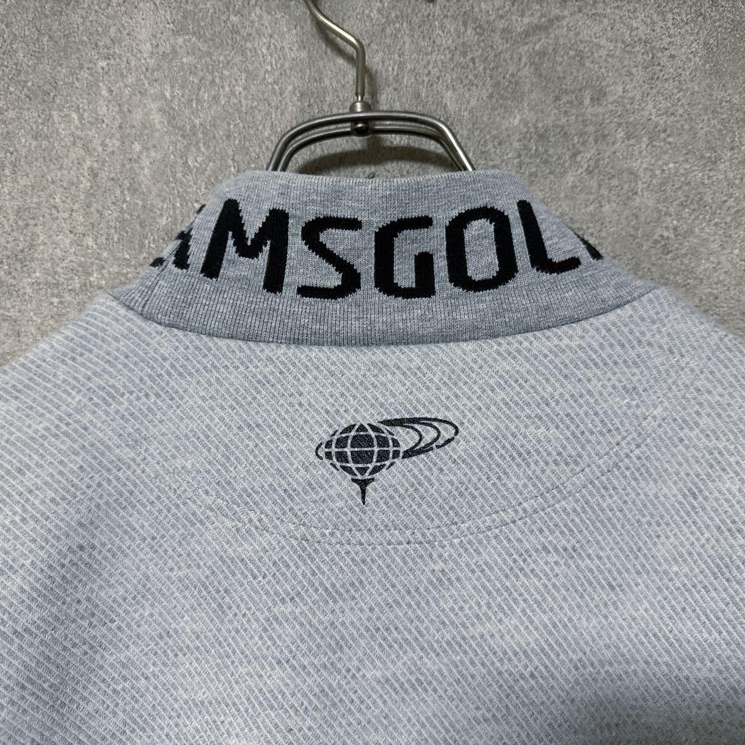 BEAMS GOLF ビームスゴルフ ロゴ ハイネック ロゴ 長袖 シャツ S