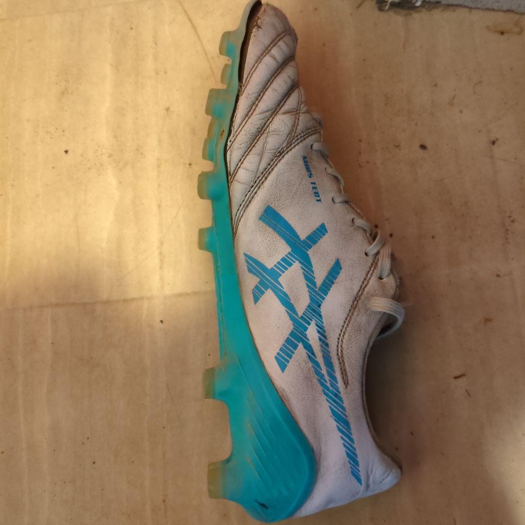 ASICS DS LIGHT サッカーシューズ ホワイト/ターコイズ
