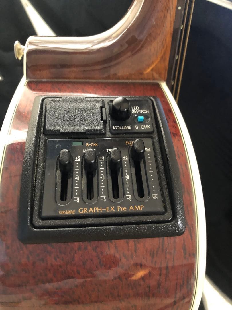 【純正ハードケース付き】Takamine エレアコ　PT106 サンバースト