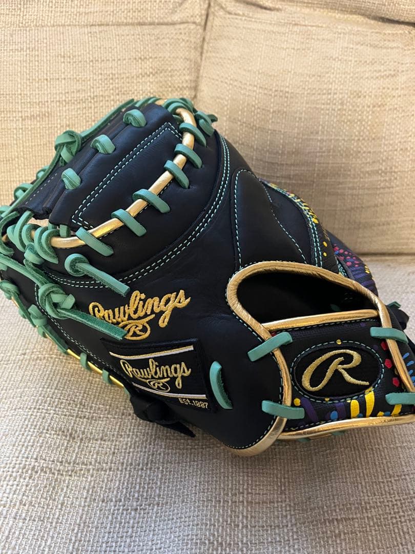 Rawlings 軟式用 キャッチャーミット 捕手用 左投用 33インチ