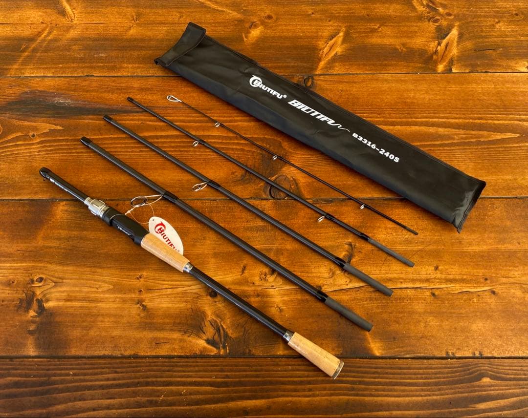エギングロッド　8ft パックロッド　2.4m 805M 5ピースロッド 新品