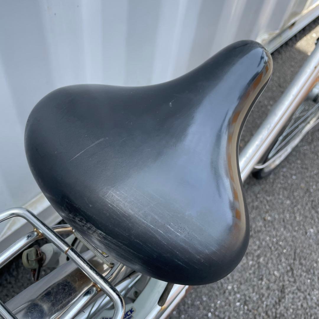 【都内/千葉市引取】ママチャリ 26インチ自転車 カゴ/鍵/ライト付