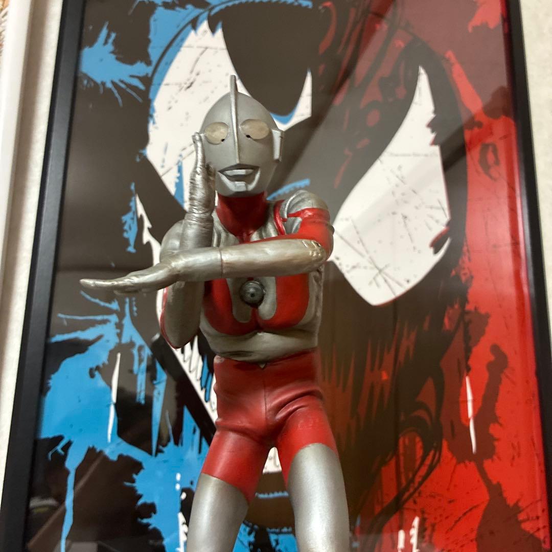 ウルトラマン スタチュー 赤 銀 約20cm