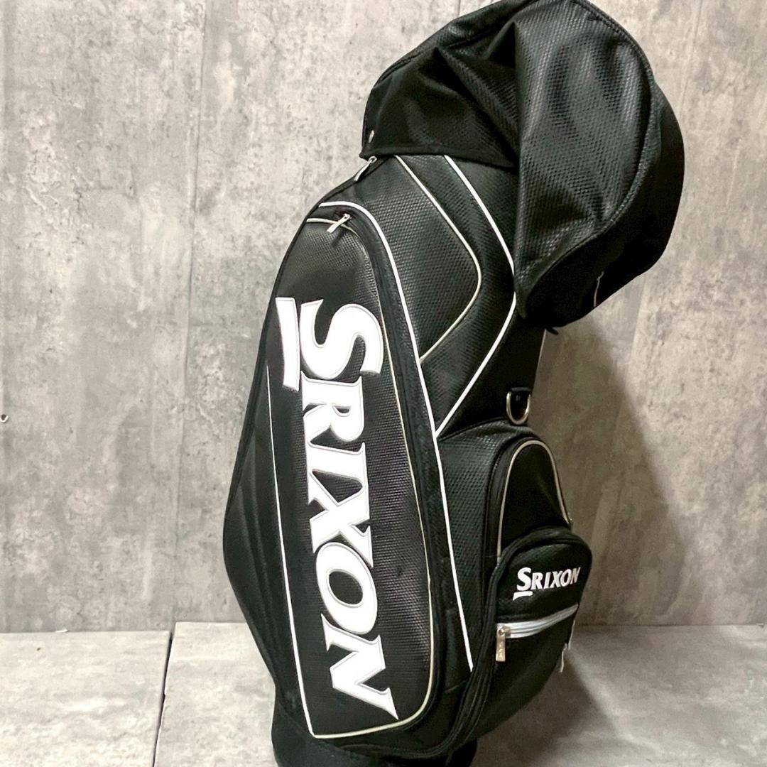 美品 スリックソン SRIXON キャディーバッグ ゴルフバッグ フードカバー