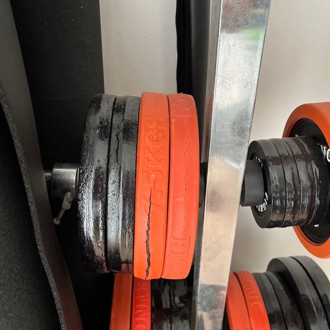FIGHTING バーベルプレート215kg セット