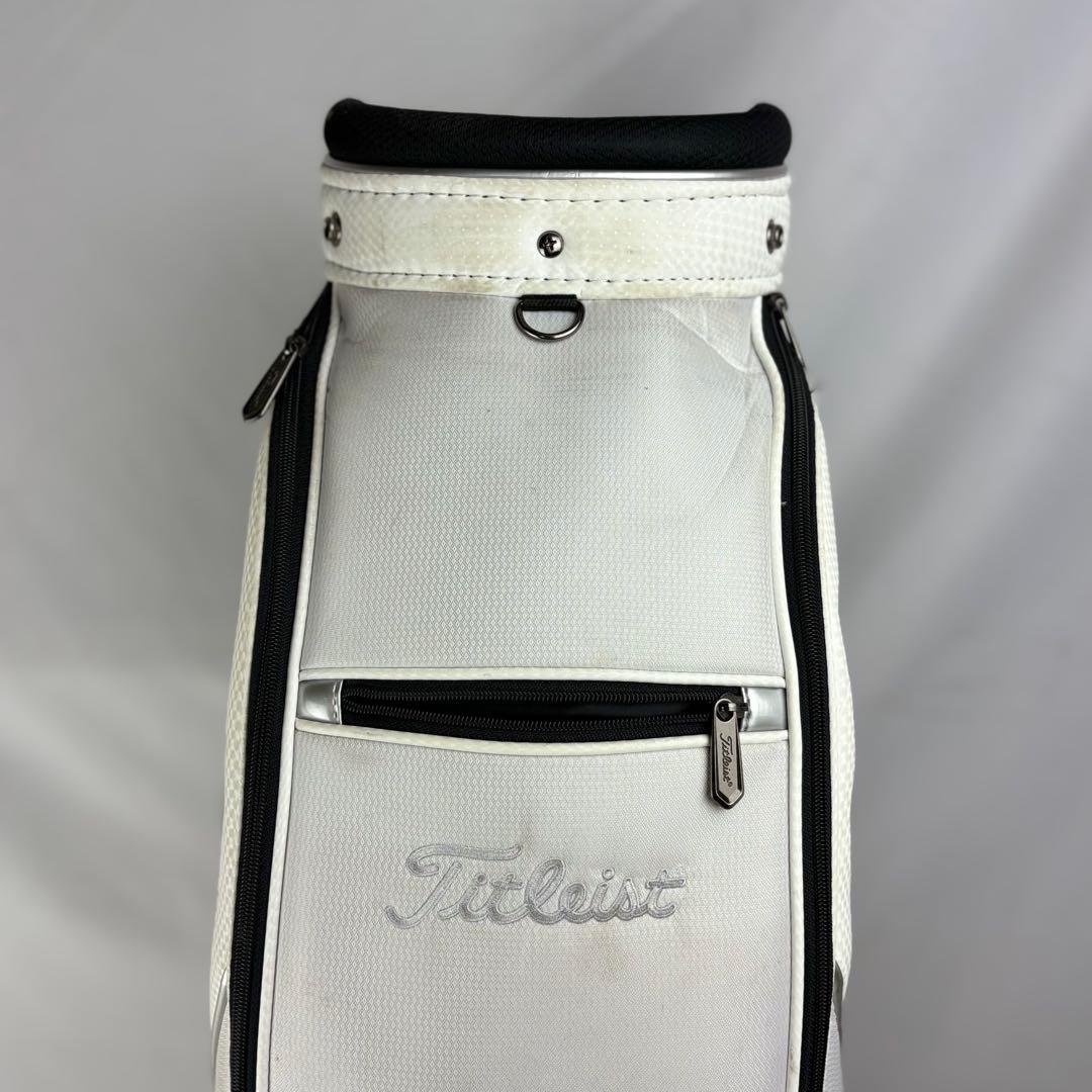 タイトリスト TITLEIST キャディバッグ ゴルフバッグ ホワイト 5分割