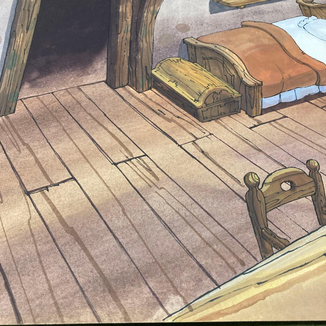 激レア ピコリーノの冒険 家の中 1970年代アニメ 背景 日本アニメーション