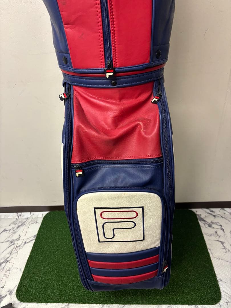 FILA GOLF（フィラゴルフ） キャディバッグ トリコロールカラー