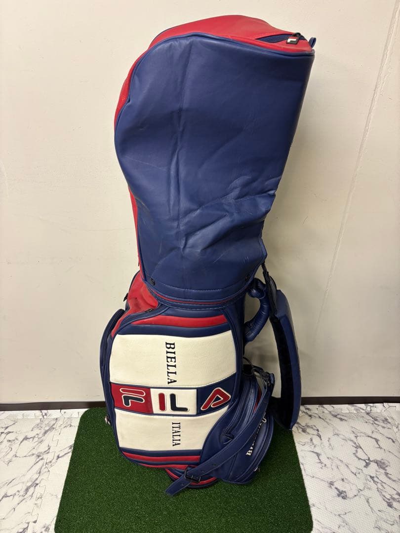 FILA GOLF（フィラゴルフ） キャディバッグ トリコロールカラー