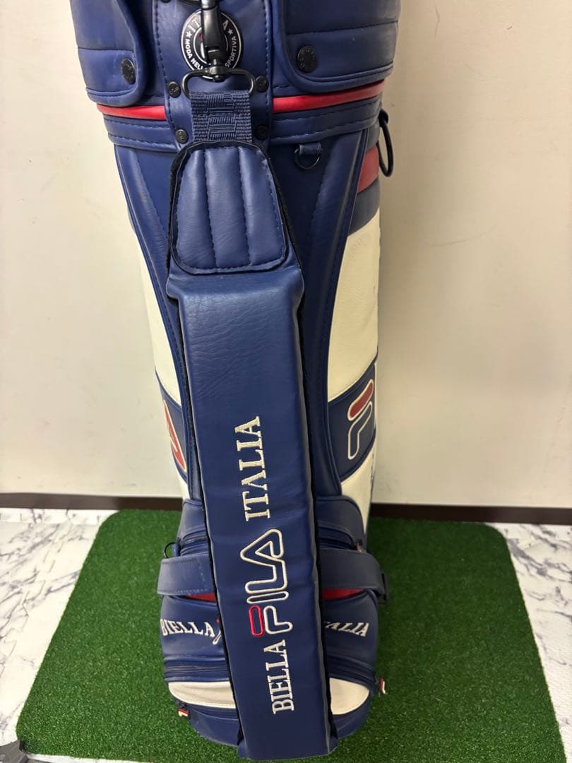 FILA GOLF（フィラゴルフ） キャディバッグ トリコロールカラー