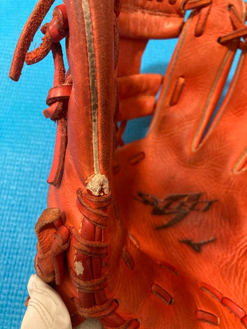 Mizuno ミズノ　少年用軟式グローブ セレクト9オレンジ