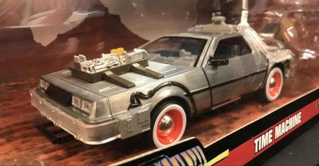 新品デロリアン タイムマシン ミニチュアモデル 値段交渉あり