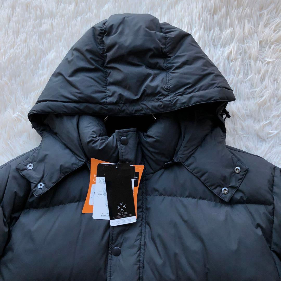 【新品未使用3L】X-TEAM SPORTS ベンチコート　黒　2way　ダウン