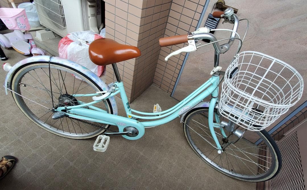 【東京引取限定】24インチ　ブリヂストン　リコリーナ　ミントグリーン　3段変速付