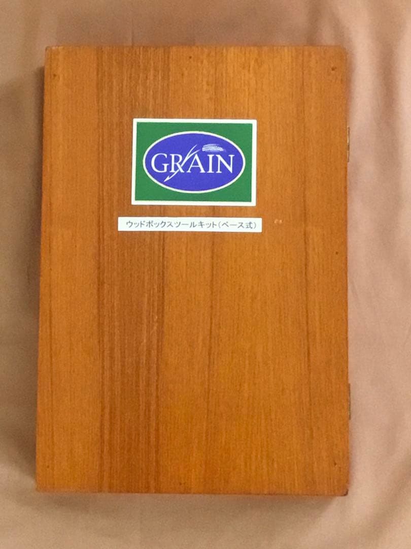 未使用タイイングツール一式:GRAIN ウッドボックスツールキット(ベース式)他