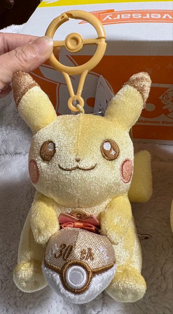 【新品タグ付】ポケモン30周年 ピカピカ！ピカチュウ ぬいぐるみ＆マスコット