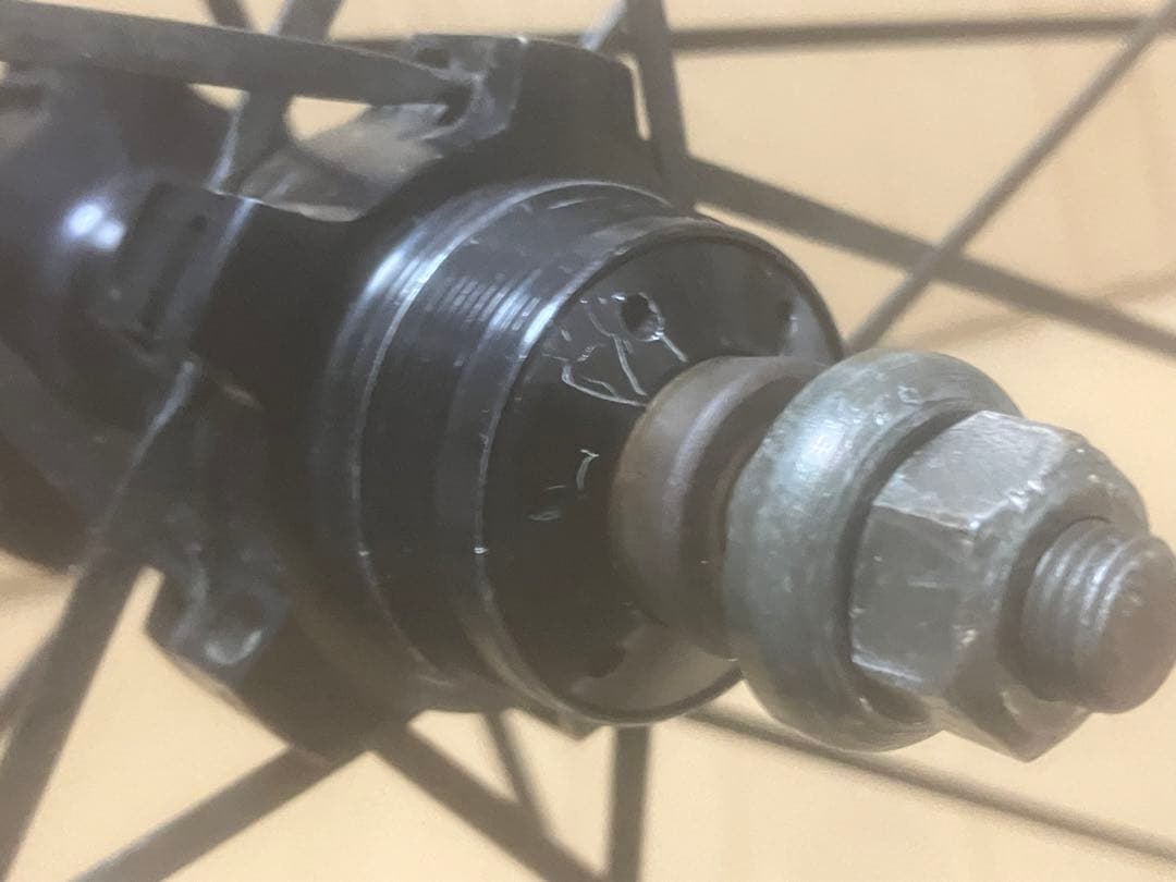 ジャンク MAVIC ELLIPSE ピストホイール 前後 エリプス 競輪