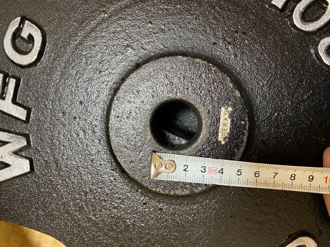 [発送不可] WFG 20KG ダンベルプレート2枚セット