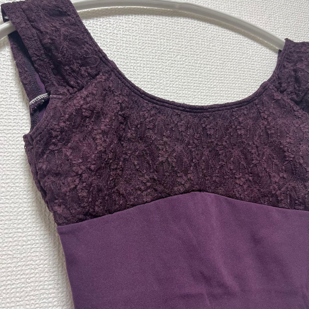 【新品】FREED バレエレオタード M ダークパープル