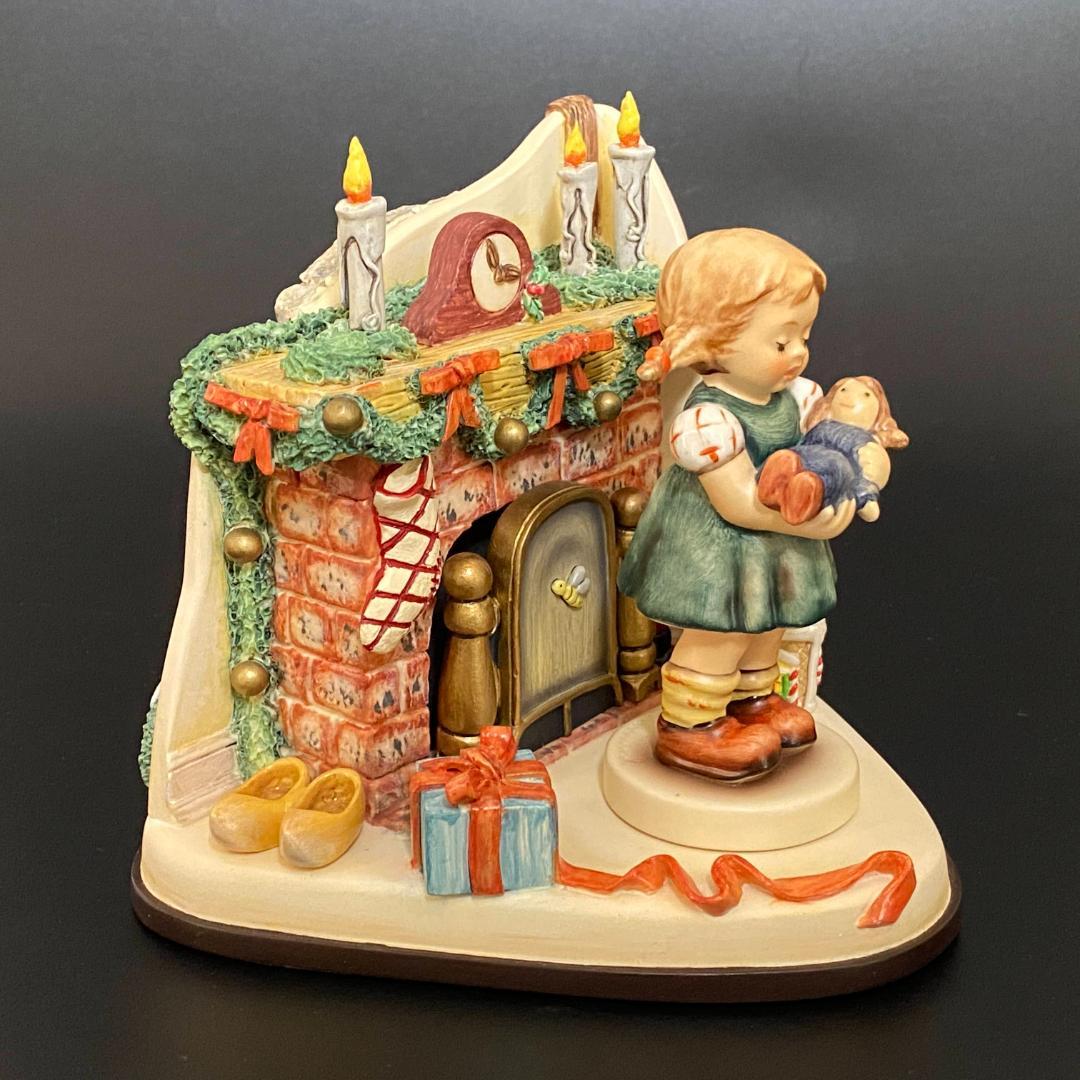 【美品】フンメル人形★Christmas Wish Music Box 1999