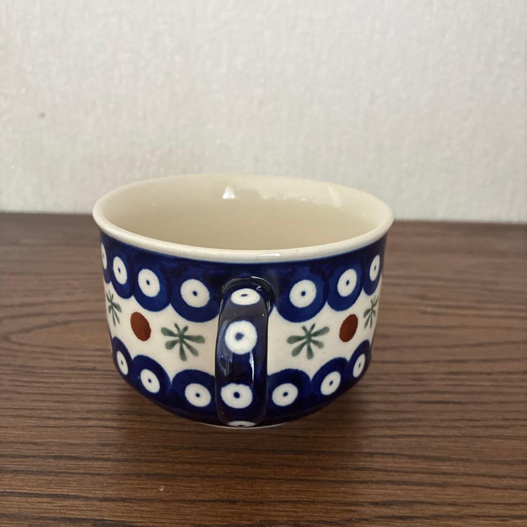 ポーランド食器　ボレス社　ハンドル付きスープカップ⭐️2時間限定タイムセール⭐️