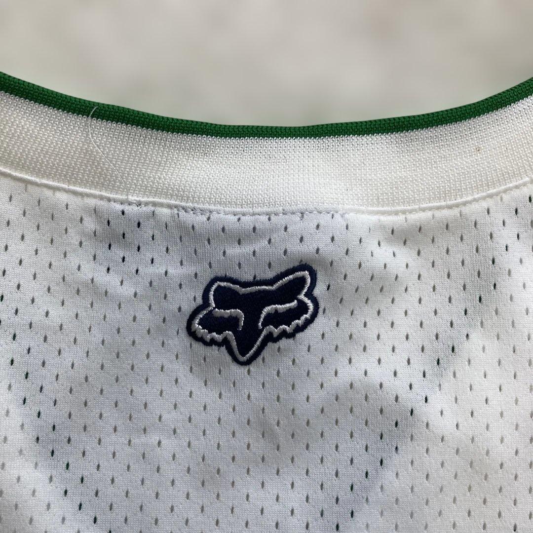 希少　フォックスレーシング　タンクトップ　ゲームシャツ　メッシュ　刺繍　XL