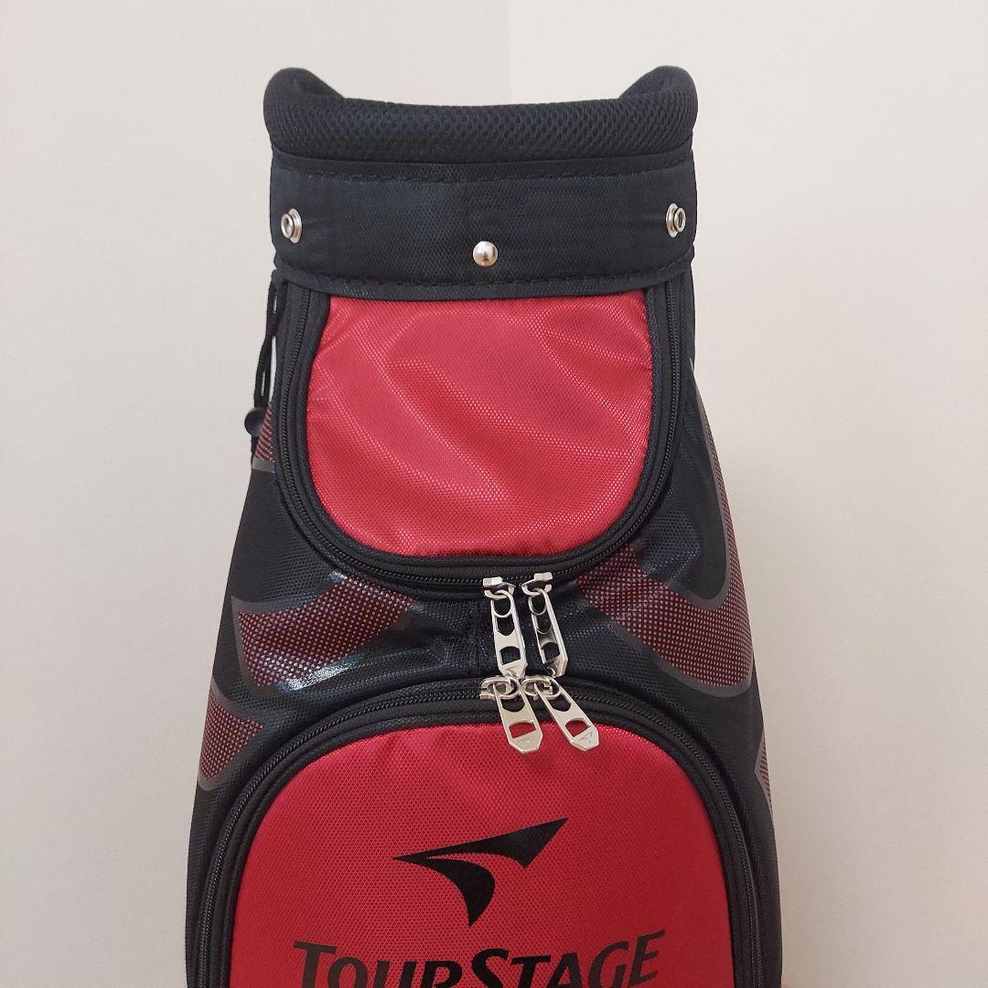 BRIGESTONE TOURSTAGE キャディバッグ 軽量 レッド/ブラック