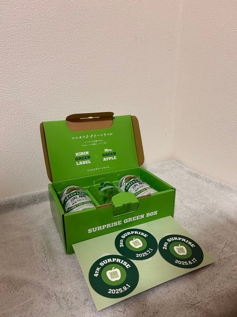 KIRIN GREEN LABEL & Mrs. GREEN APPLE セット