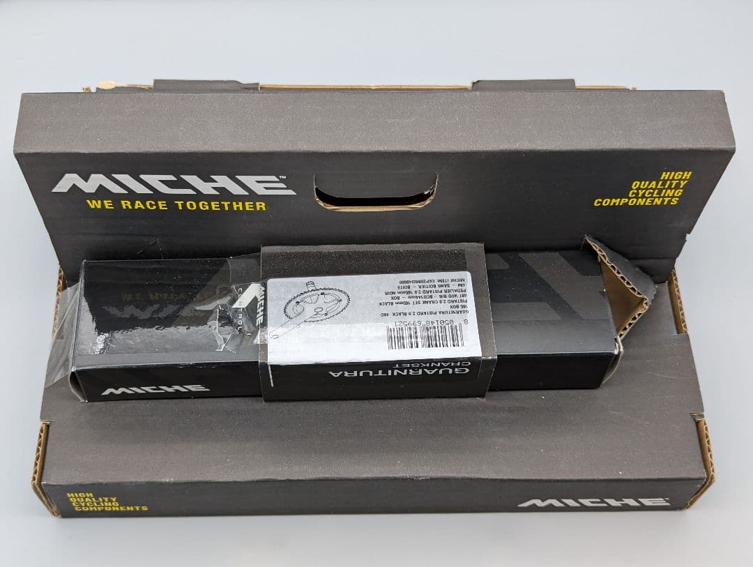 MICHE PISTARD 2.0 ブラック 165mm 48T BB付 新品
