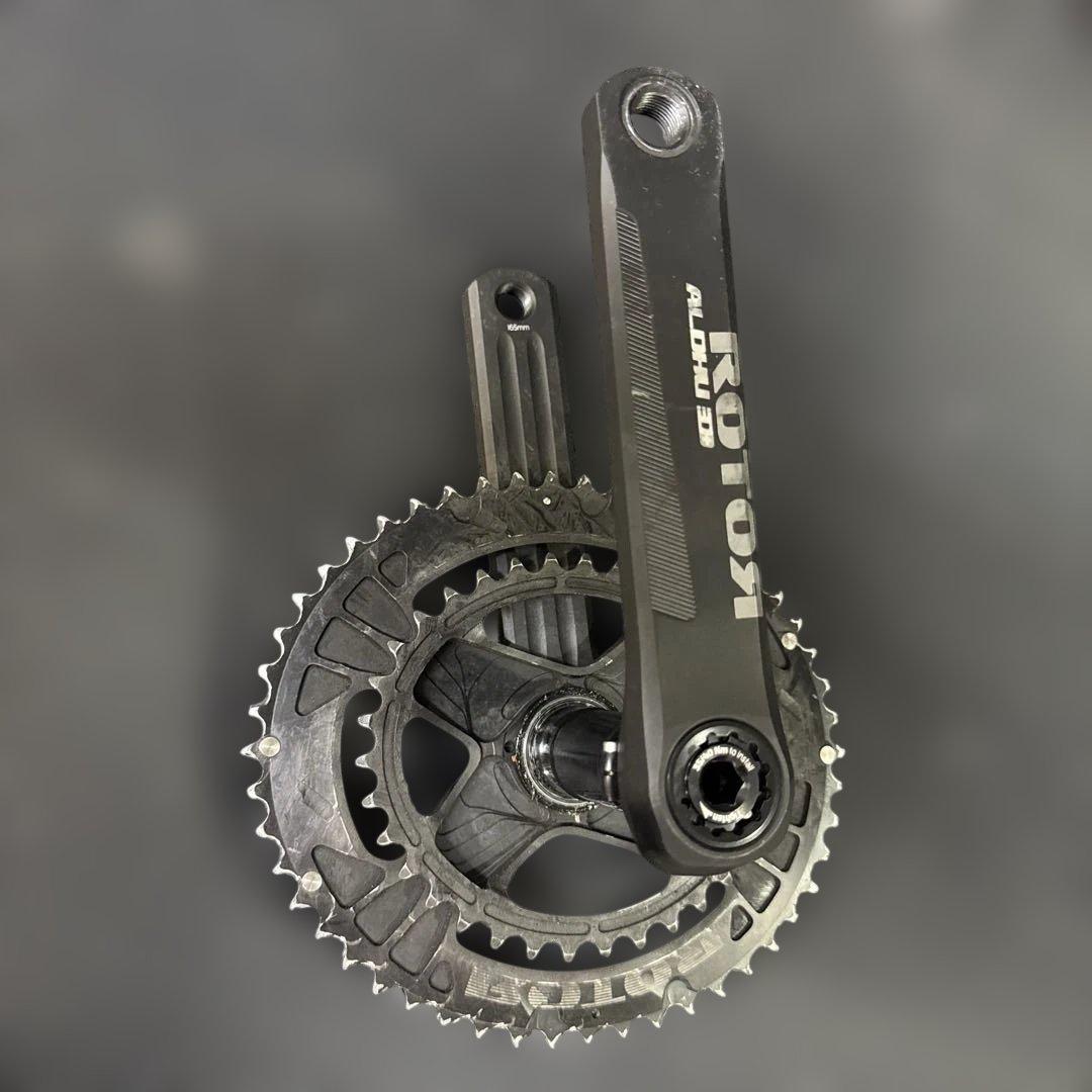 値下ROTOR ALDHU 3D クランクセット165mm 50-34 30軸
