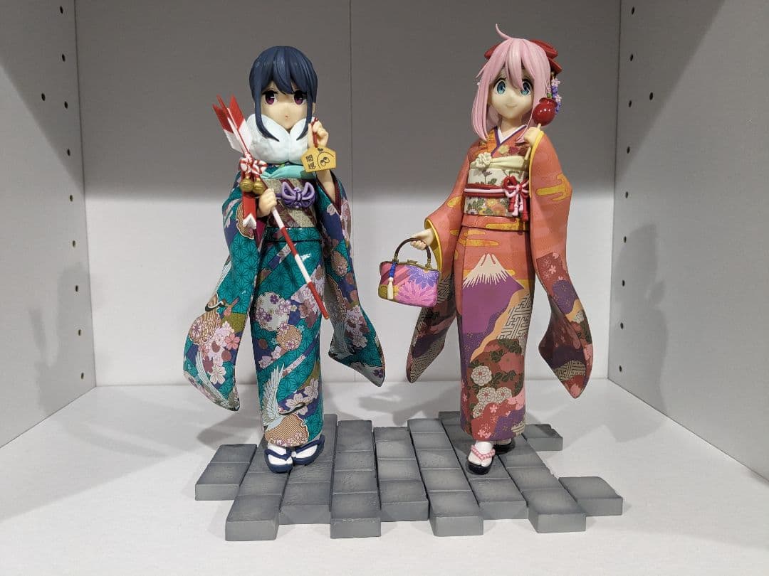 F：NEX ゆるキャン△ 志摩リン　各務原なでしこ　振袖フィギュア