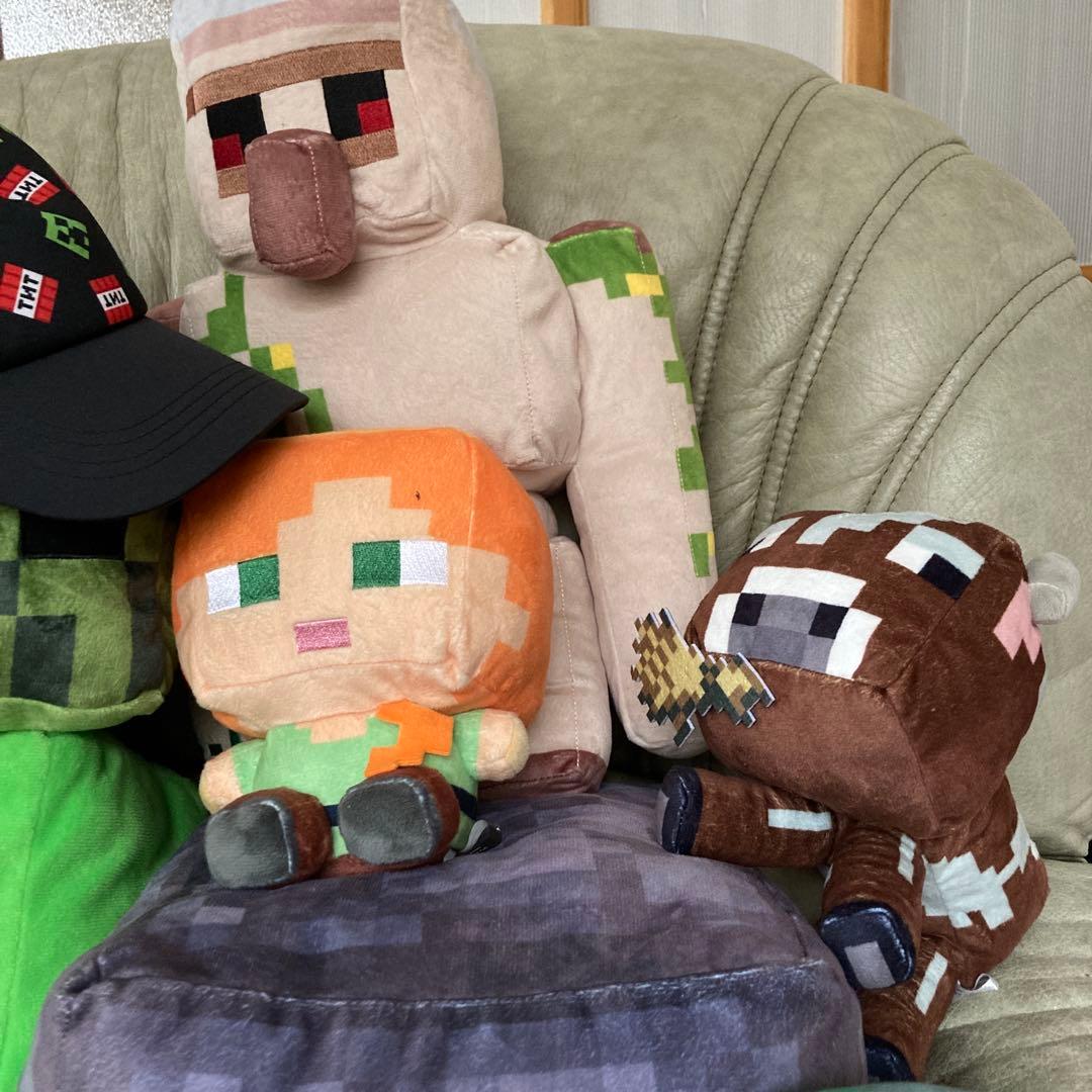 マイクラ　ぬいぐるみ　バッグ　キャップ