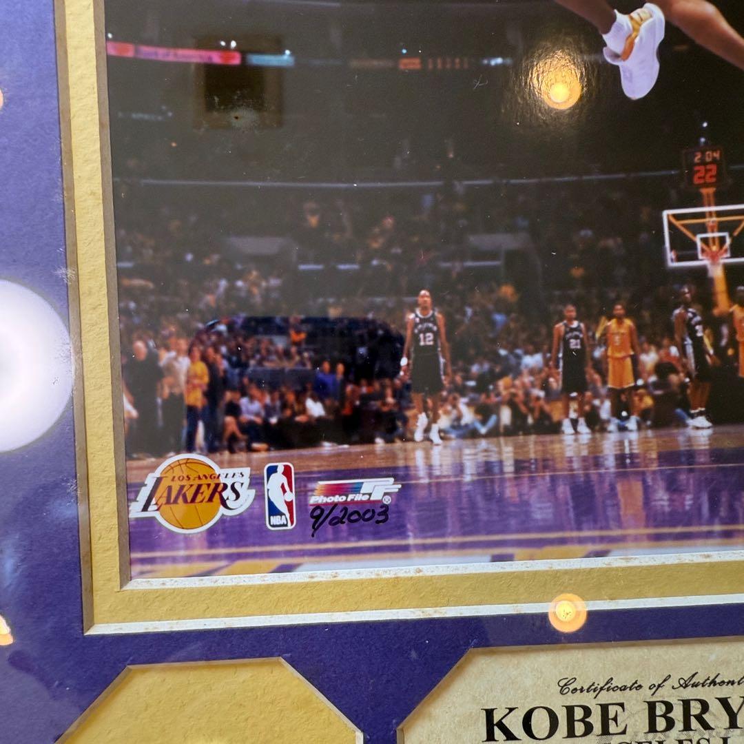 コービー・ブライアントNBA Champion フォトフレーム付き
