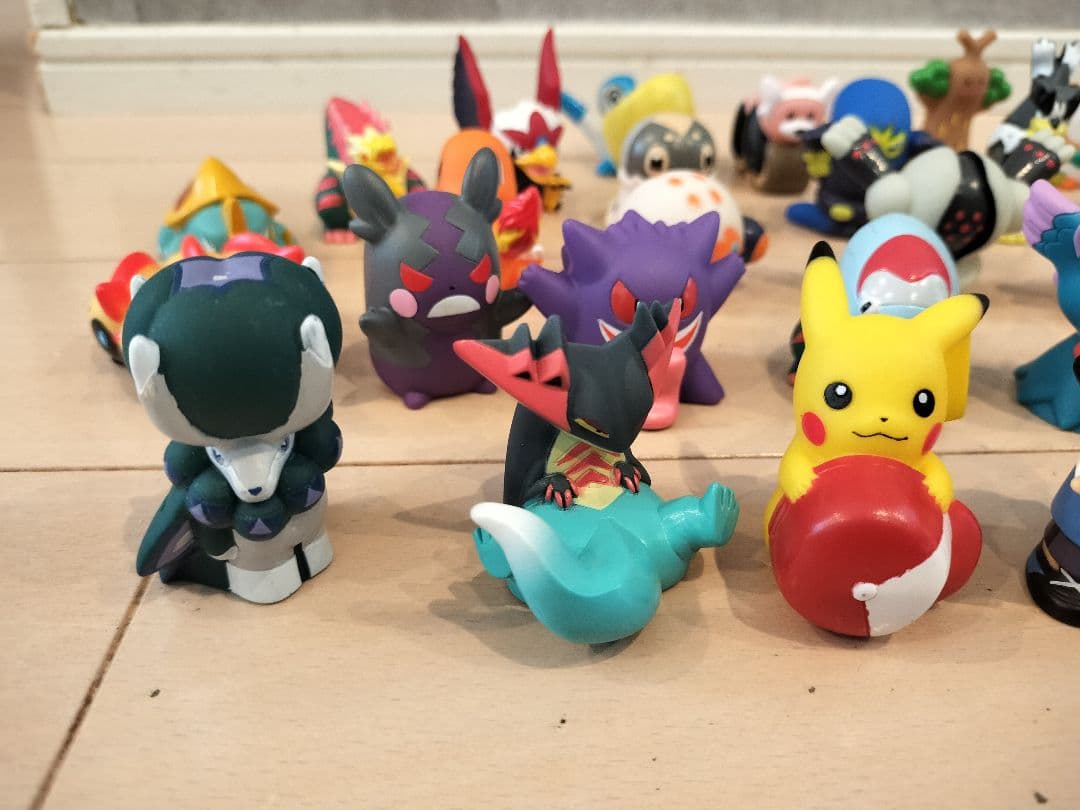 ポケモン指人形 40体 まとめ売りレア レトロ　ダブりなし