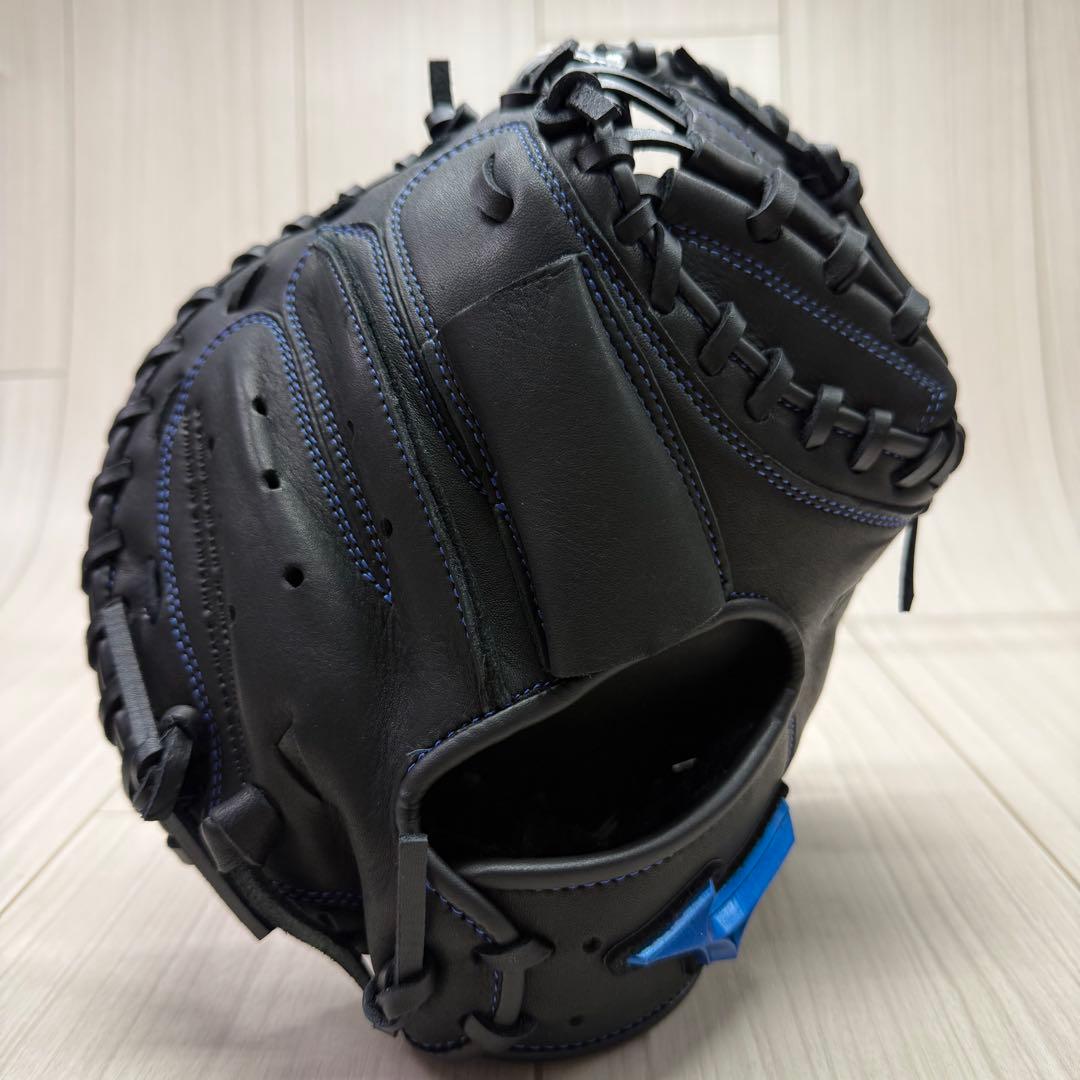 ミズノ　ジュニア軟式用ウィルドライブ ブルー　キャッチャーミット　右投げ　新品