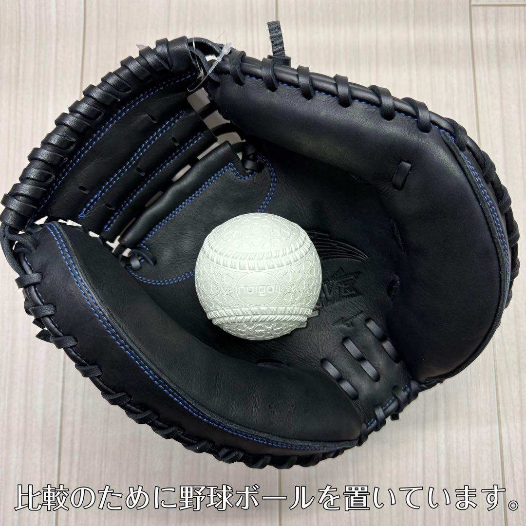 ミズノ　ジュニア軟式用ウィルドライブ ブルー　キャッチャーミット　右投げ　新品