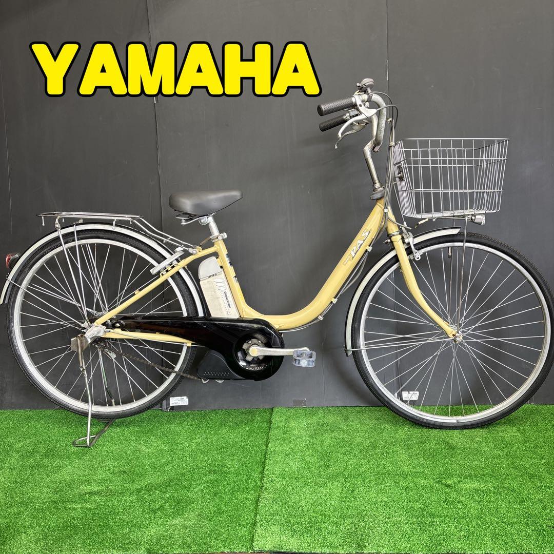 電動自転車 YAMAHA PAS Li-ion イエロー　75★
