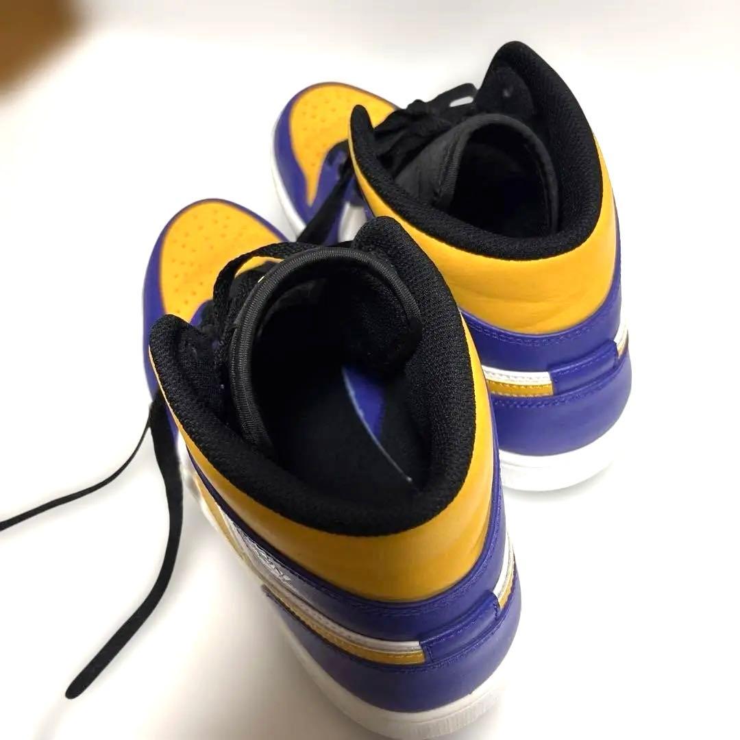 Air Jordan ハイカットシューズ 紫/黄