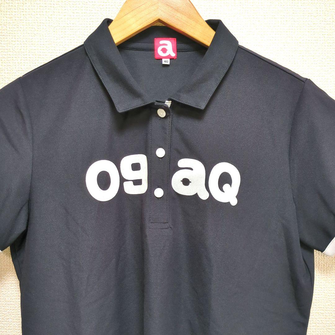 archivio アルチビオ ポロシャツ ゴルフウェア 黒 40 L