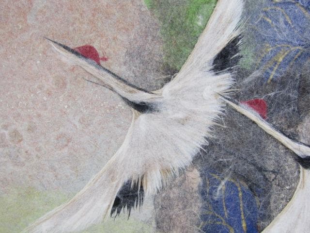 Y5-1231◇真作 小原和紙工芸 日展評議員 山内一生 『 飛翔 』