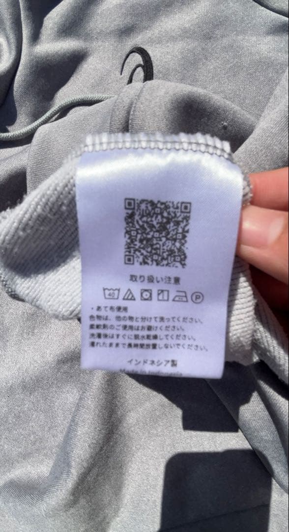 Asics グレー ジャージ上下セット