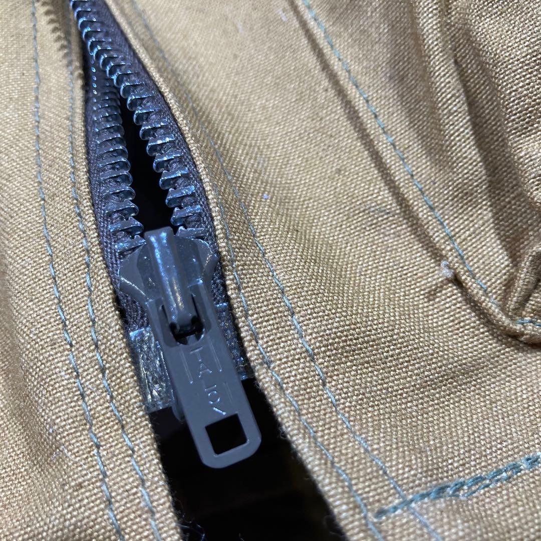 USA製　llbean 筆記体タグ　ハンティングベスト　ダック生地　L